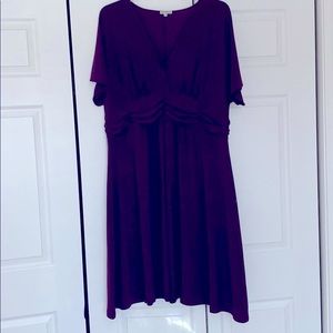 Kiyonna beautiful purple dress